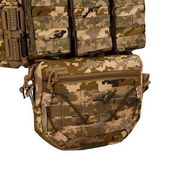 Плитоноска Warmor gen.3 Pro Max XL Піксель ММ14. Система швидкого скидання. 7 підсумок. (Великого розміру) 4087 фото