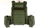 Плитоноска Yakeda VT-6031-6 полиэстэр 600D с системой MOLLE с подсумками Олива арт.054 фото 4