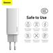 Мережевий зарядний пристрій Baseus GaN2 Lite Quick Charger 65W (1 Type-C + 1 USB) (CCGAN2L-E02) CCGAN2L-E02 фото 5