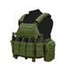 Плитоноска Yakeda VT-6031-6 полиэстэр 600D с системой MOLLE с подсумками Олива арт.054 фото 1