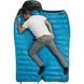 Спальник з натуральним пухом Naturehike CW400 NH18C400-D, p-р M, чорно-блакитний 6927595794531 фото 5