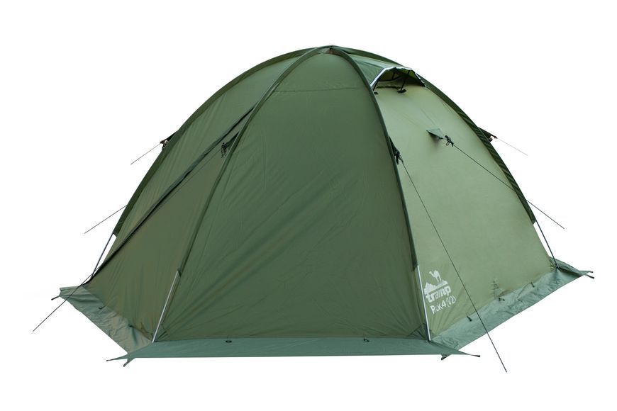 Палатка Tramp ROCK 4 (V2) зеленая (TRT-029-green) TRT-029-green фото