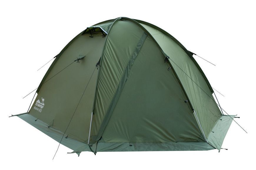 Палатка Tramp ROCK 4 (V2) зеленая (TRT-029-green) TRT-029-green фото