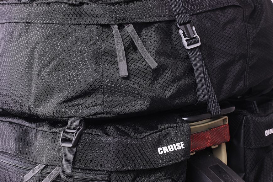 Велобаул CRUISE 50L BLACK TravelExtreme TE04021 фото