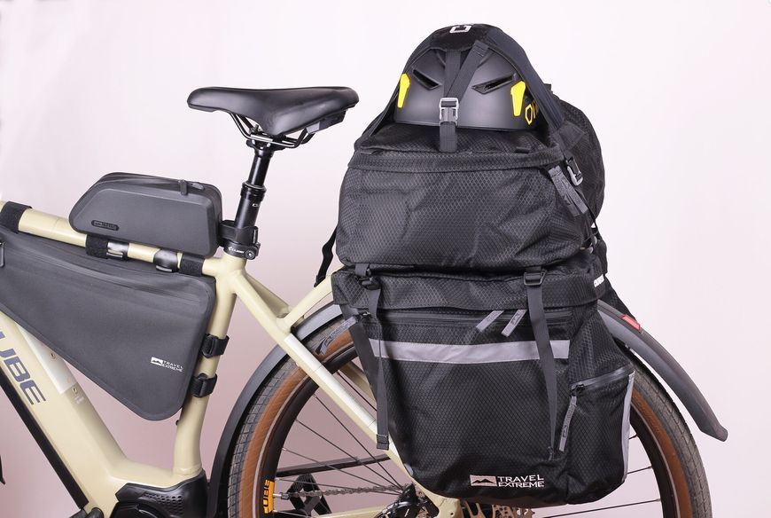 Велобаул CRUISE 50L BLACK TravelExtreme TE04021 фото