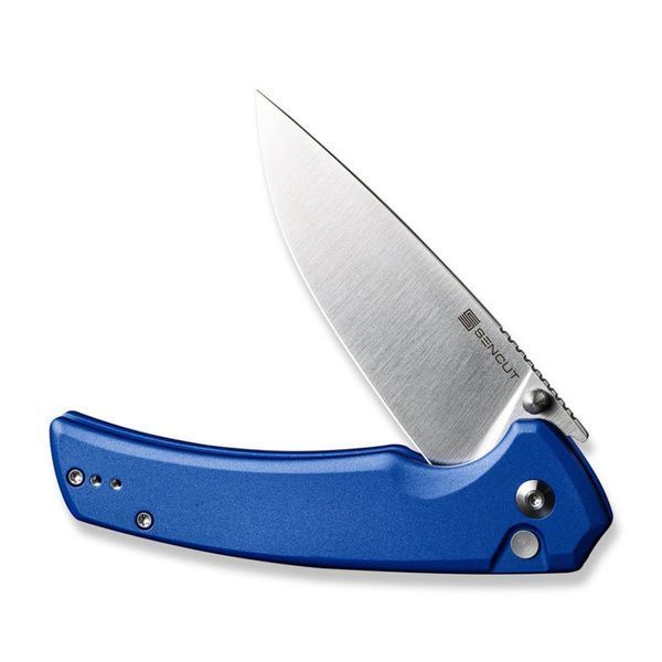 Ніж складаний туристичний Sencut Serene, (8.8 см) D2 / Aluminum синій S21022B-4 фото