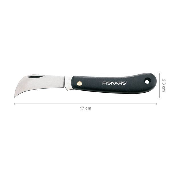Зігнутий ніж для щеплень Fiskars K62 125880 (1001623) 1001623 фото