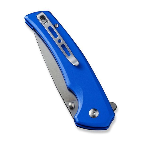Ніж складаний туристичний Sencut Serene, (8.8 см) D2 / Aluminum синій S21022B-4 фото