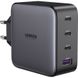 Быстрое сетевое зарядное устройство Ugreen GaN Fast Charger 100W 3 Type-C + USB Type A PD 3.0 QC4.0 Black CD226 фото 1