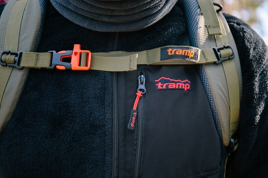 Куртка флісова Tramp Салаір чоловіча чорна, S TRMF-007-black-S фото