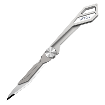 Ультратонкий титановий наключний складаний ніж Nitecore NTK05 6-1365 фото