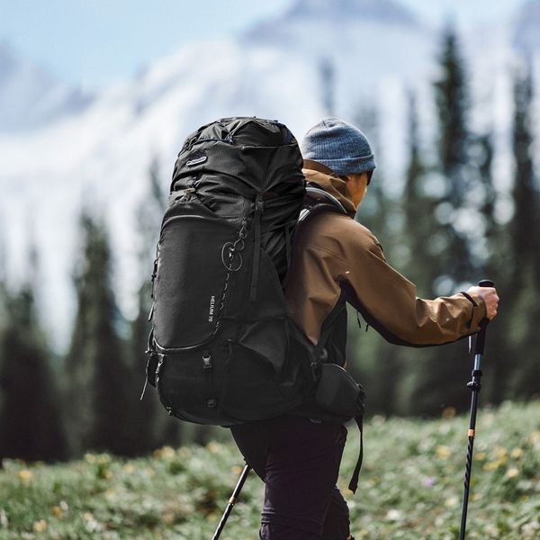 Рюкзак туристичний Naturehike Helium CNK2450XB014, 70 л, чорний, L 6975641883883 фото