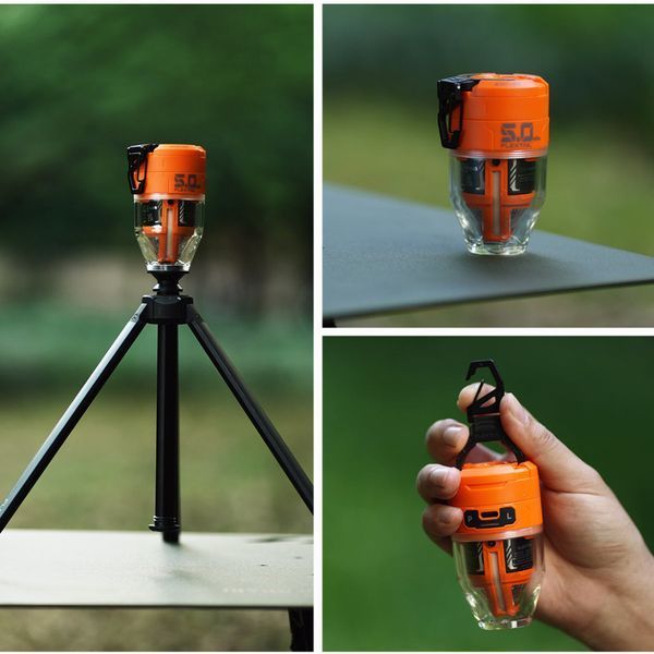 Насос-фонарь кемпинговый Flextail Max Pump 3, оранжевый MP3G650-OG-i фото