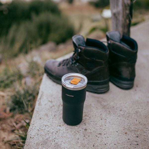 Термокружка Fiskars On-the-go 0.5 л, цвет черный (1078762) 1078762 фото
