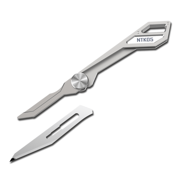 Ультратонкий титановий наключний складаний ніж Nitecore NTK05 6-1365 фото