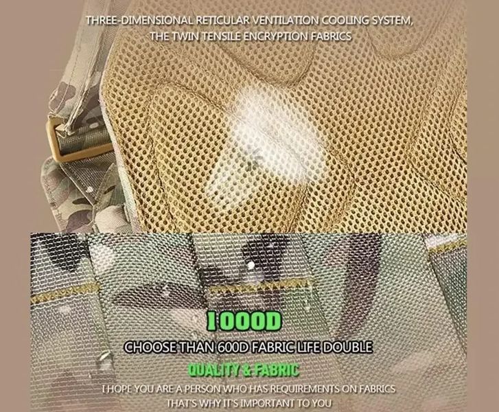 Плитоноска-разгрузочный жилет YAKEDA VT-6026-1 с подсумками и системой MOLLE Койот арт.056 фото