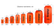 Гермомешок TRAMP PVC Diamond Ripstop 25л UTRA-118, Оранжевый UTRA-118-orange фото 2