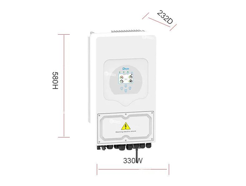 Комплект: Інвертор Deye SUN-6K-SG03LP1-EU + Акумуляторна батарея Pylontech US5000 (48В, 4.8 кВт/г)З SUN-6K-SG03LP1-EUUS5000 фото