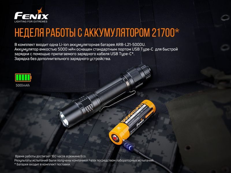 Фонарь ручной Fenix ​​PD36TAC PD36TAC фото