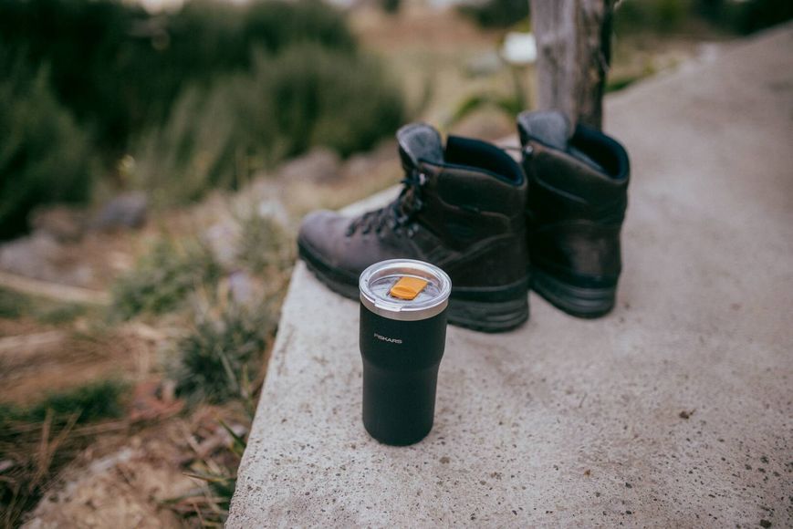Термокружка Fiskars On-the-go 0.5 л, цвет черный (1078762) 1078762 фото
