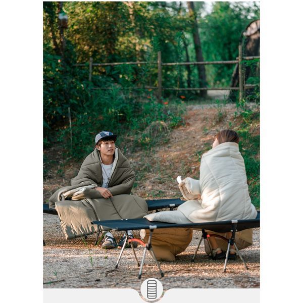 Спальник з капюшоном Naturehike LD250 CNK2300SD016, темно-зелений 6976023921797 фото