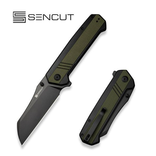 Ніж складаний туристичний Sencut Draxor, (9.4 см) 9Cr18MoV / G10 темно-зелений S24035-2 фото