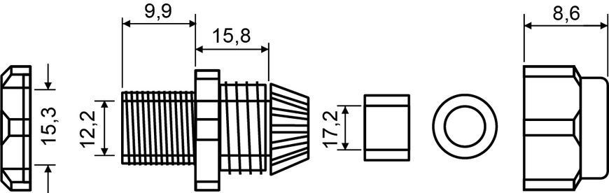 Сальник PG9 A0150050002 фото