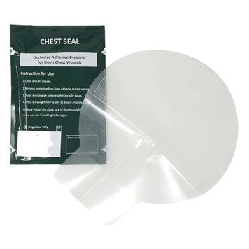 Окклюзионная наклейка невентилированная Chest Seal арт.1035 фото