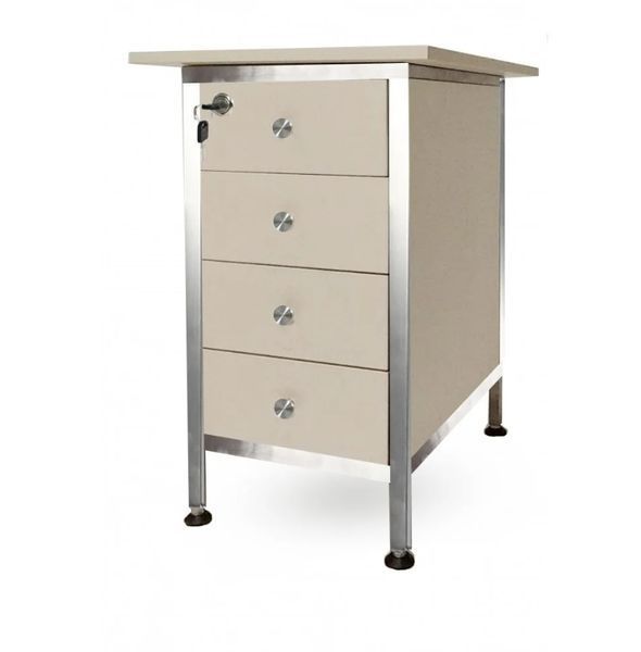 Тумба медицинская стационарная C.box CMS-4D-NATA ALU BM0135 фото