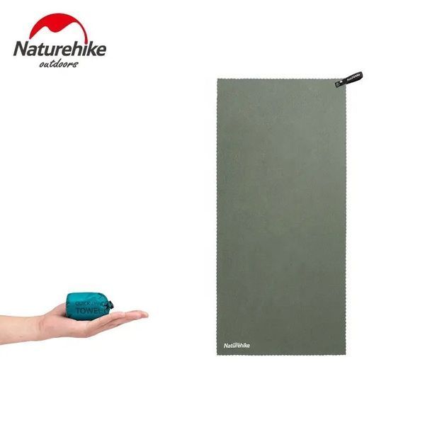 Рушник Naturehike MJ02 Ultralight NH19Y002-J, 128 см х 80 см, оливковий 6927595735862 фото