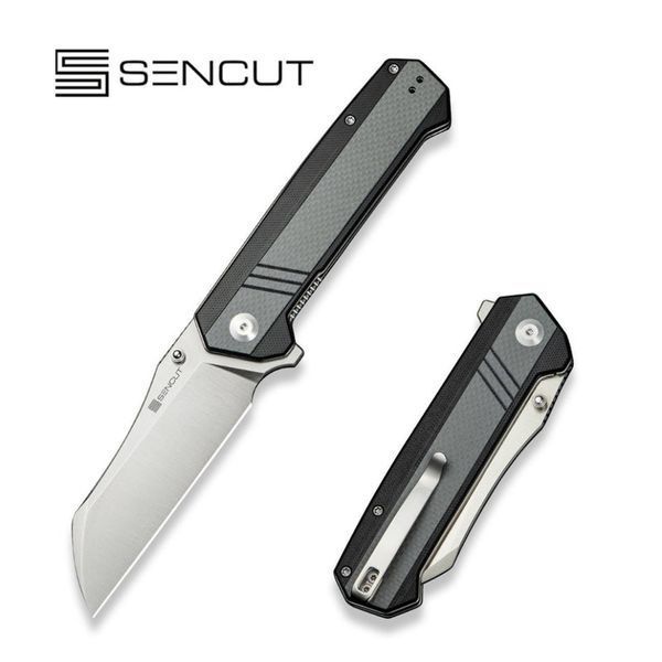 Ніж складаний туристичний Sencut Draxor, (9.4 см) 9Cr18MoV / G10 сірий S24035-3 фото