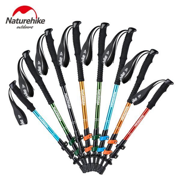 Трекинговая палка 3-сек. Naturehike Women 6061 AL NH17D001-Z, 57-120 см, алюминий, золотистая 6975641885597 фото