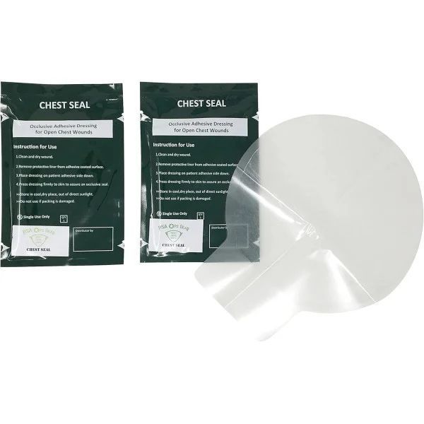 Окклюзионная наклейка невентилированная Chest Seal арт.1035 фото