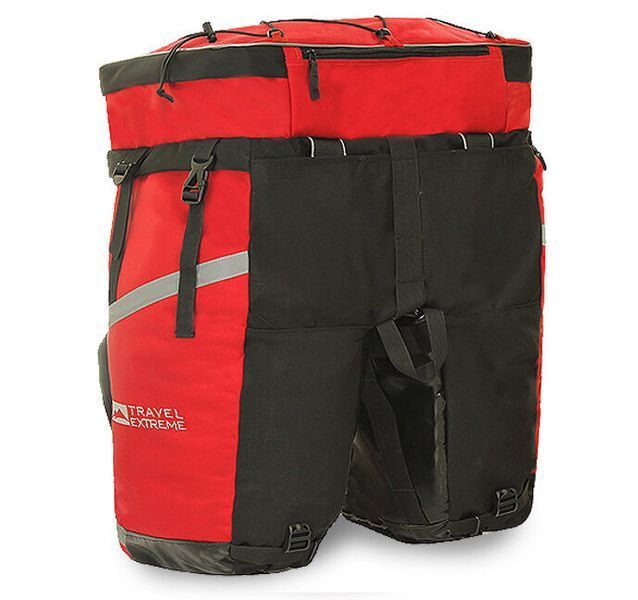 Велобаул MONO 75L RED TravelExtreme TE04033 фото