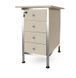 Тумба медицинская стационарная C.box CMS-4D-NATA ALU BM0135 фото 2