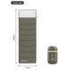 Спальник с капюшоном Naturehike LD350 CNK2300SD016, темно-зеленый 6976023921810 фото 4