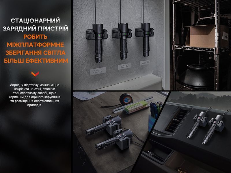 Фонарь профессиональный Fenix ​​WF26R с магнитной зарядкой WF26R фото