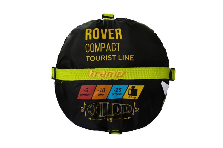 Спальный мешок Tramp Rover Compact кокон правый olive/grey 185/80-55 UTRS-052С UTRS-050C-R фото