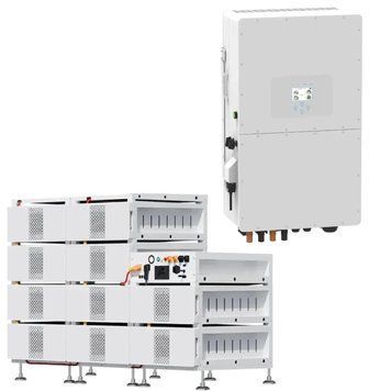 Комплект: Гибридный высоковольтный инвертор Deye SUN-50K-SG01HP3-EU-BM4 50 кВт 3 фазы + 2&times; Система хранения энергии 10 шт. Deye BOS-B-PRO-160kWh 615V, 314Ah, LiFePO4, 160kWh крж.028 фото