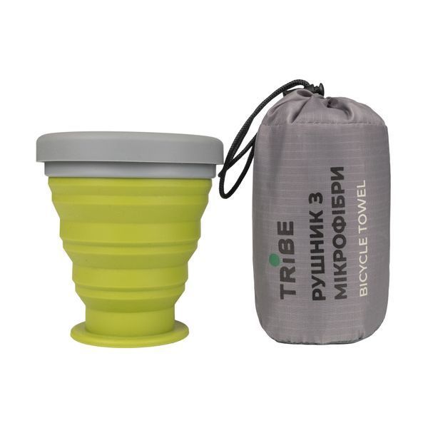 Рушник з мікрофібри Tribe Bicycle Towel 60х120 см T-LC-0005-L, grey T-LC-0005-L-grey фото