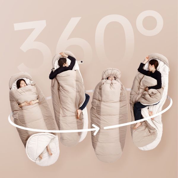 Спальный мешок овальный Naturehike PS200 CNK2350WS026, серый 6976507664233 фото