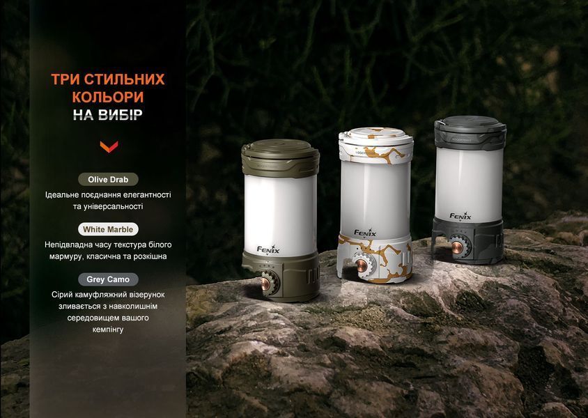 Ліхтар кемпінговий Fenix CL26R Pro, темно-зелений CL26RPROGR фото