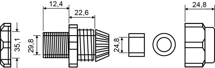 Сальник PG29 A0150050008 фото