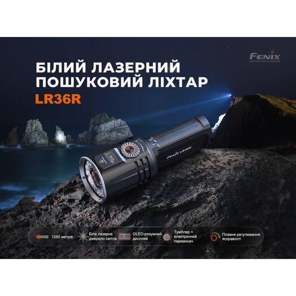 Фонарь ручной поисковый лазерный Fenix ​​LR36R LR36R фото