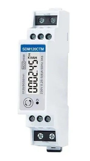 Счетчик электроэнергии переменного тока SDM120CTM-40mA 1ф с трансформатором тока CT 120/40mA арт.1038 фото