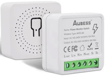 Беспроводной умный Wi-Fi переключатель реле AUBESS 16 А Smart Switch фото