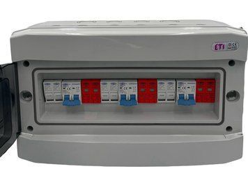Щит защиты солнечных панелей TOMZN DC 3 MPPT 3 стринга IP65 32А щит.19 фото