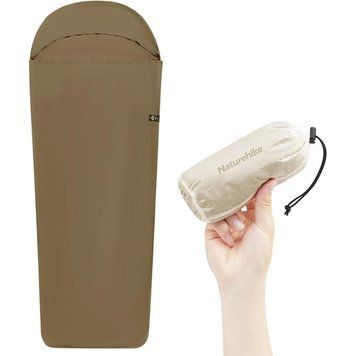 Підкладка для спального мішка Naturehike CNH22SD016, нейлон, коричнева 6975641883647 фото