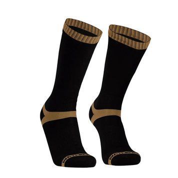 Шкарпетки водонепроникні Dexshell Hytherm Pro Socks, розмір XL (47-49), чорні з коричневою смугою DS634TBCXL фото