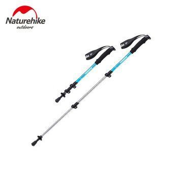 Трекінгова палиця 3-сек. Naturehike Boy 6061 AL NH17D001-Z, 50-100 см, алюміній, блакитна 6975641885559 фото